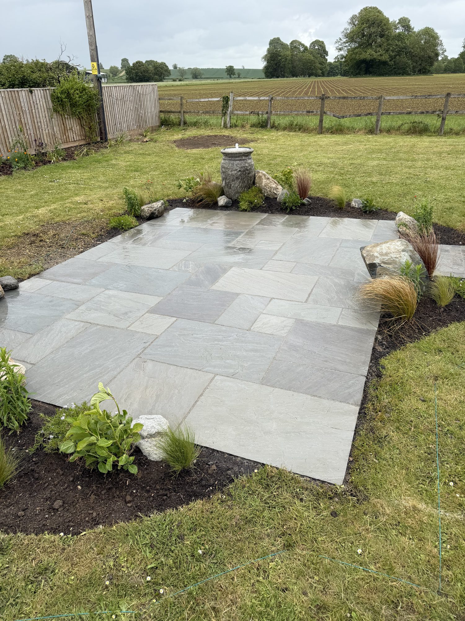 Indian sandstone patios